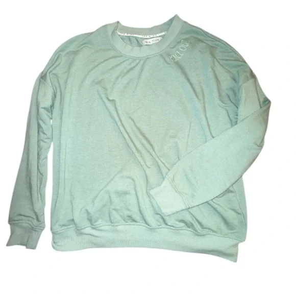 Rae Dunn Light Sage Green 'Peace Out' Top - Picture 2 of 4